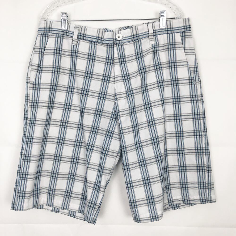 Burnside Men's Plaid Shorts Size 34 Casual Beachy